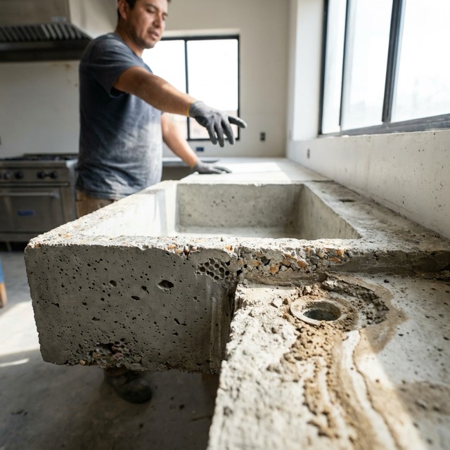 why concrete sinks Delaware - poor compaction and water washout diagram