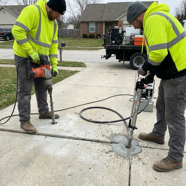 mudjacking cement slurry process Delaware - drilling and pumping procedure