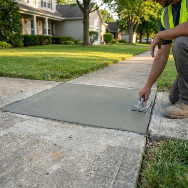 sidewalk trip hazard repair Delaware - ADA compliant leveling