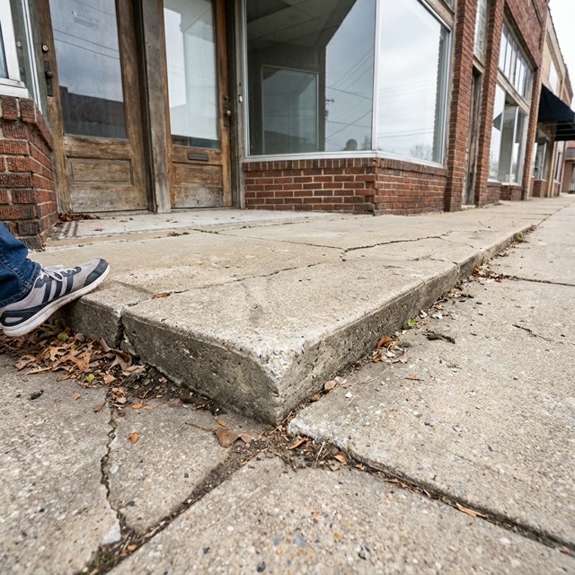 premises liability uneven concrete Delaware - property owner responsibility